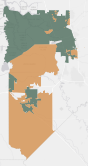State Assembly District 13 results map