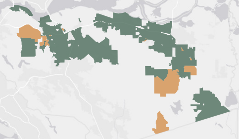 State Assembly District 15 results map