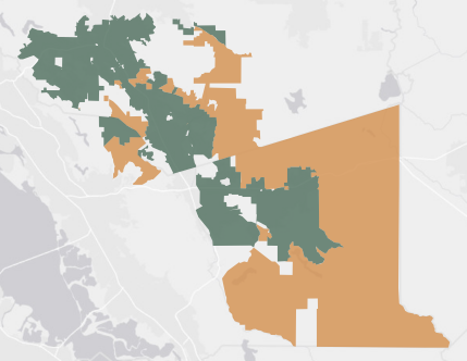 State Assembly District 16 results map