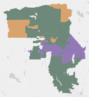 State Assembly District 3 results map