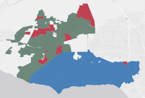 State Assembly District 42 results map