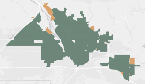 State Assembly District 45 results map