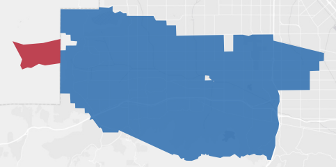 State Assembly District 46 results map