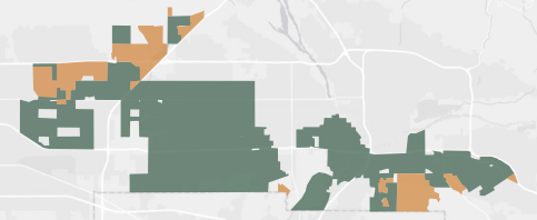 State Assembly District 50 results map