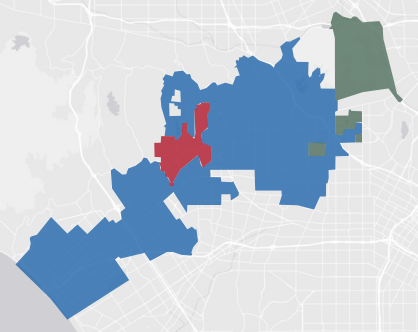 State Assembly District 51 results map