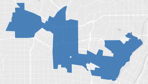 State Assembly District 54 results map