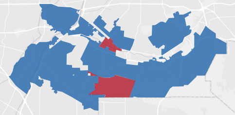State Assembly District 56 results map