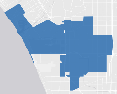 State Assembly District 61 results map