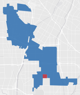State Assembly District 62 results map