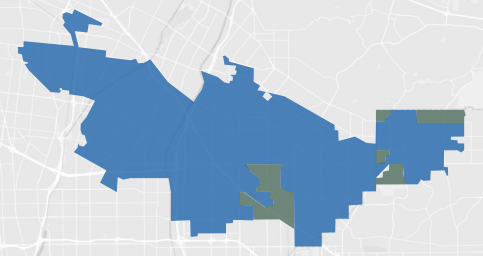 State Assembly District 64 results map