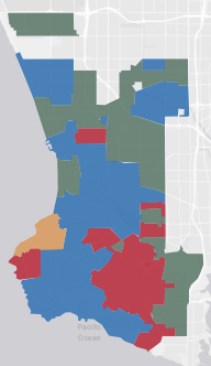 State Assembly District 66 results map