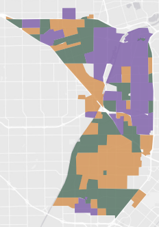 State Assembly District 68 results map