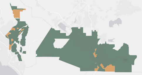 State Assembly District 71 results map