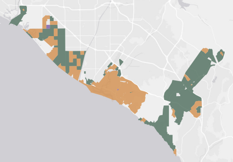 State Assembly District 72 results map