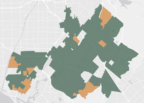 State Assembly District 73 results map