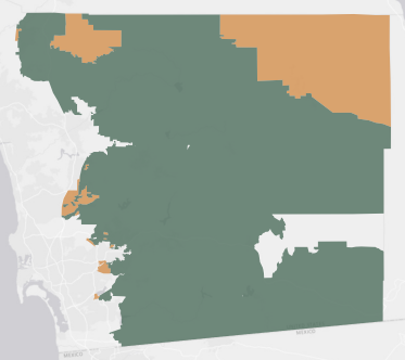 State Assembly District 75 results map