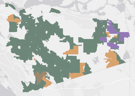 Congressional District 10 results map
