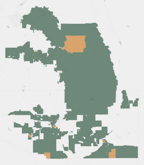 Congressional District 20 results map