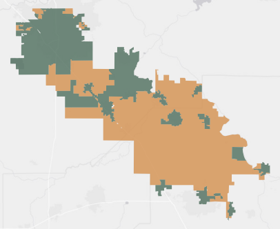 Congressional District 21 results map
