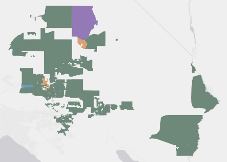 Congressional District 23 results map