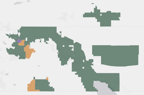 Congressional District 25 results map