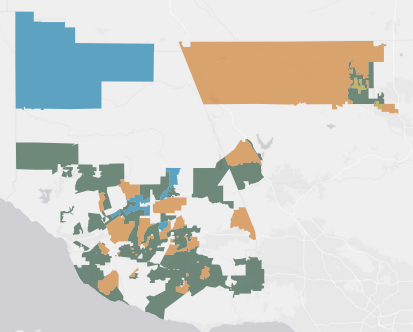Congressional District 26 results map