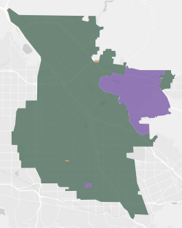 Congressional District 29 results map