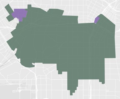 Congressional District 37 results map