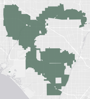 Congressional District 45 results map