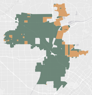 Congressional District 46 results map