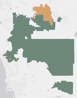 Congressional District 48 results map
