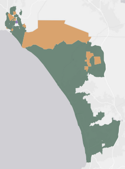 Congressional District 49 results map