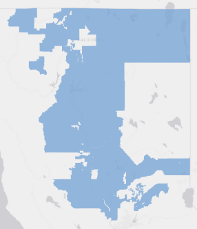 State Senate District 1 results map