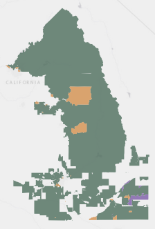 State Senate District 12 results map