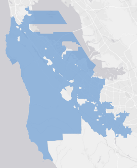State Senate District 13 results map