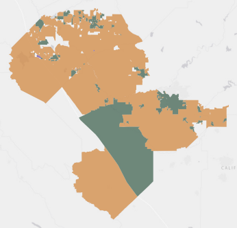 State Senate District 14 results map