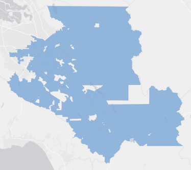 State Senate District 15 results map