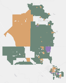 State Senate District 16 results map