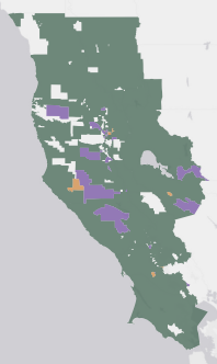 State Senate District 2 results map