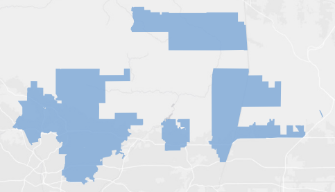 State Senate District 25 results map