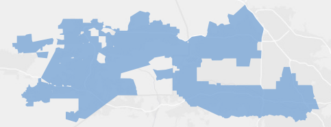State Senate District 27 results map
