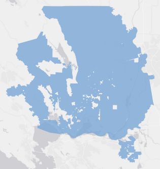 State Senate District 3 results map