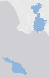 State Senate District 33 results map