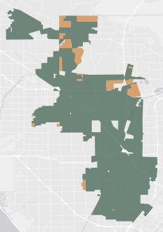 State Senate District 34 results map