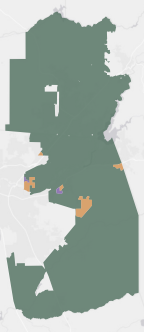 State Senate District 6 results map