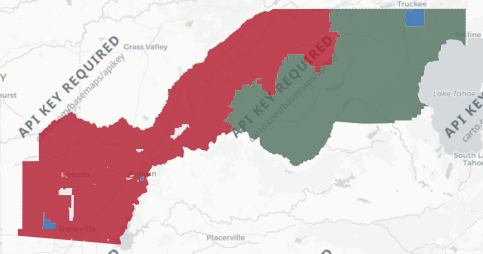 Placer County precinct map