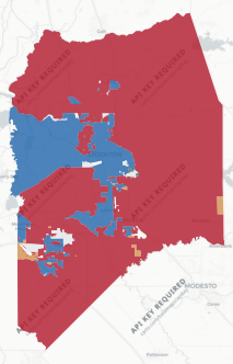 San Joaquin County precinct map