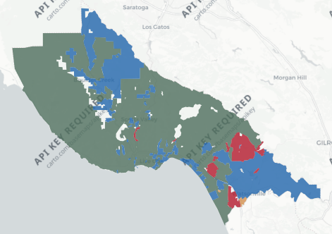 Santa Cruz County precinct map