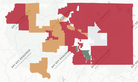 Siskiyou County precinct map