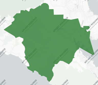 Mill Valley School District Measure E results map